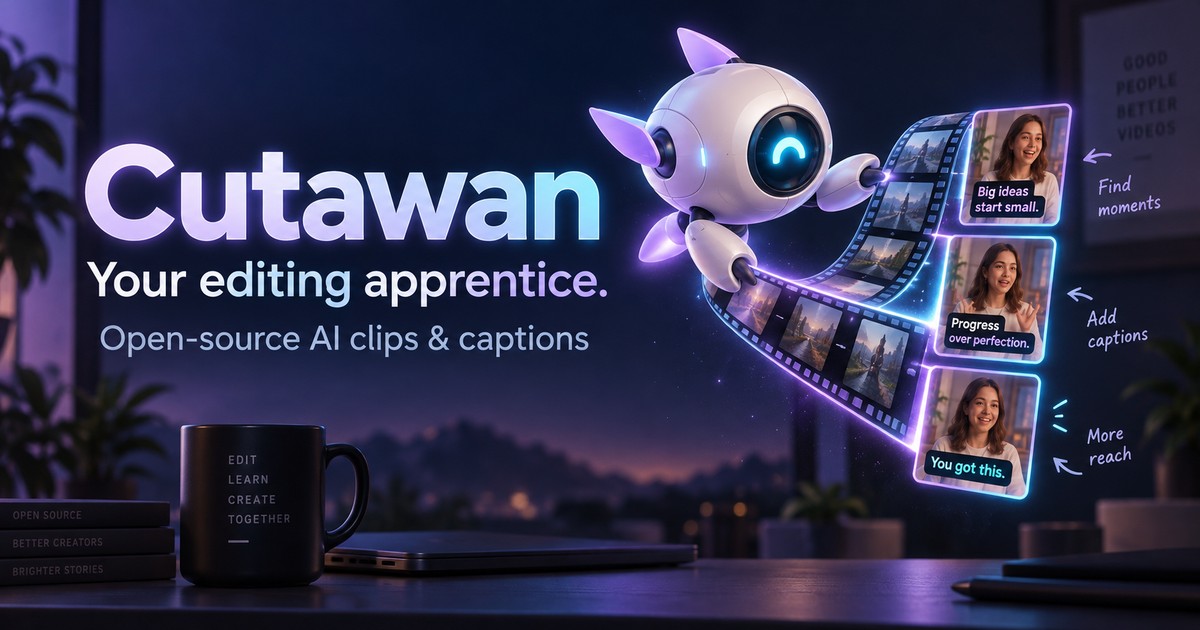 I built Cutawan, an open-source desktop app for clipping long videos